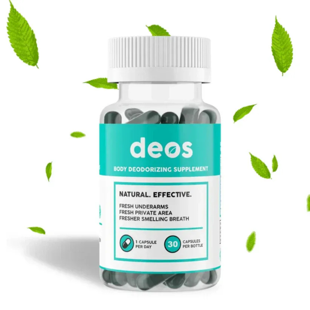 CÁPSULAS REFRESCANTES CON INGREDIENTES NATURALES PARA ELIMINAR EL MAL OLOR CORPORAL 30 CÁPSULAS