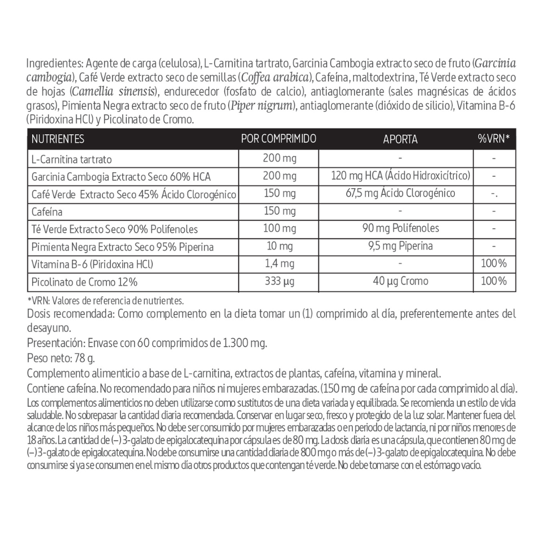 AdelgaPower Complex - Complemento para adelgazar con efecto quemagrasa 60 Cápsulas®