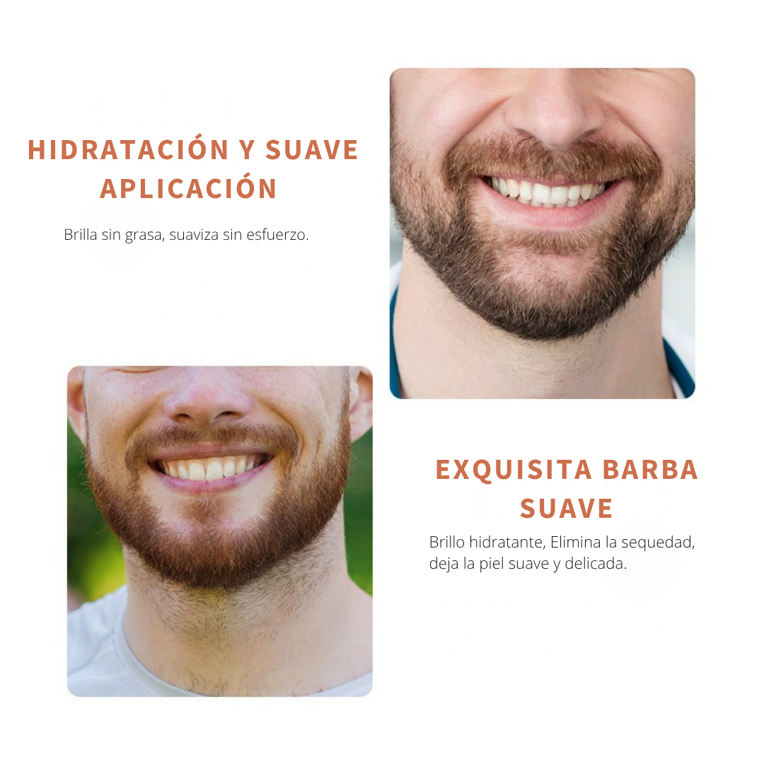 Sérum para Nutrir y Estimular el Crecimiento de la Barba 30ml - SADOER (OFERTA 2x1)