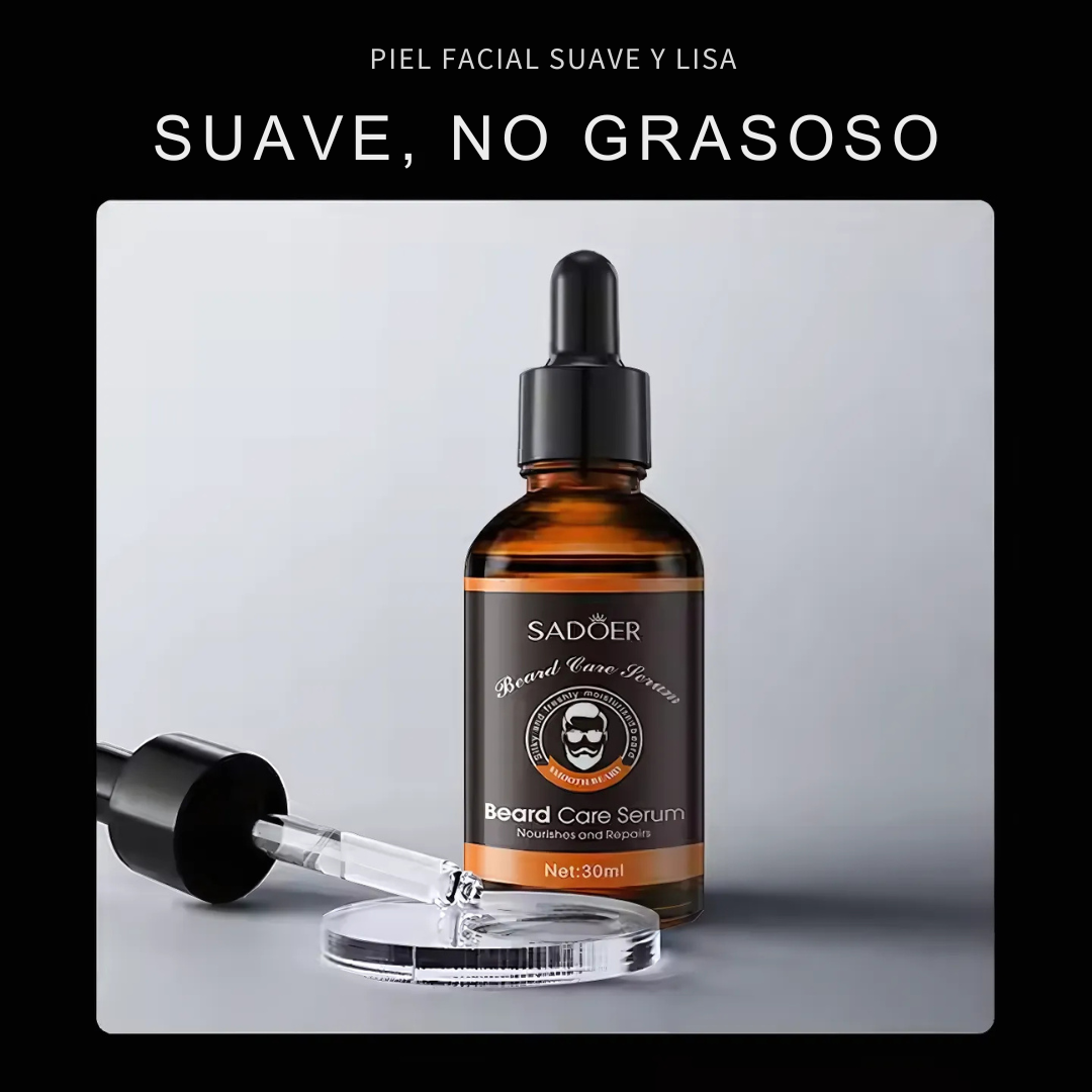 Sérum para Nutrir y Estimular el Crecimiento de la Barba 30ml - SADOER (OFERTA 2x1)