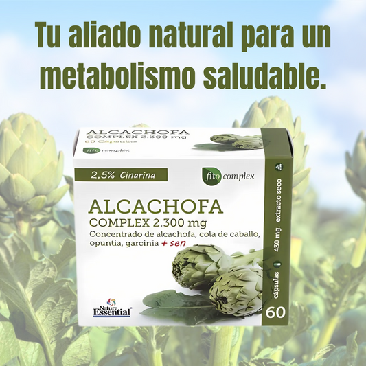 Alcachofa Complex 60 Cápsulas –  Suplemento para el Control Natural del Peso y Digestión