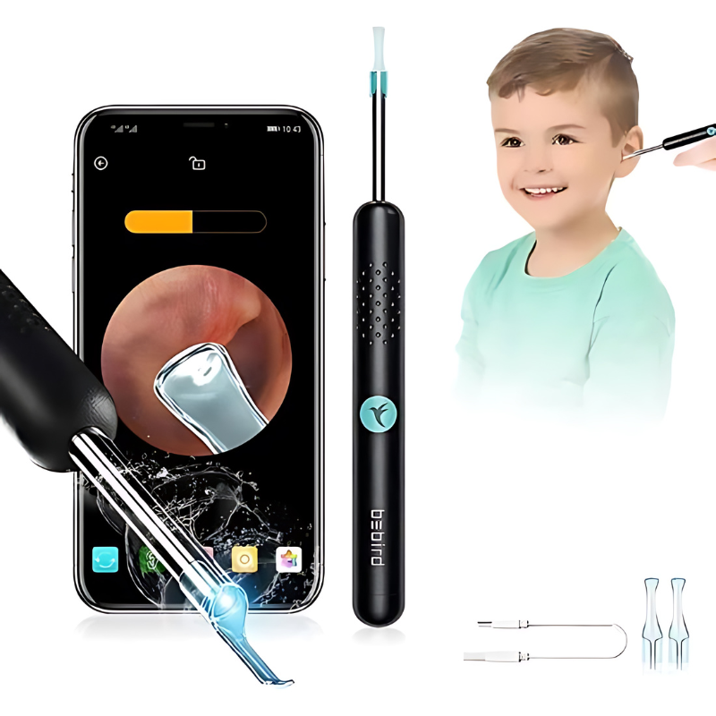 Kit Limpiador de Oídos con Cámara Inteligente para Smartphones