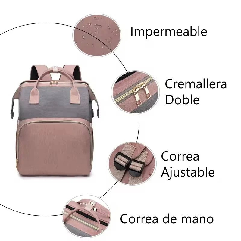 Bolso de Maternidad Transformable de Amplia Capacidad®