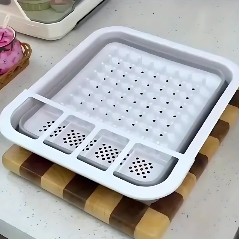 Escurridor de Platos Plegables para la Cocina