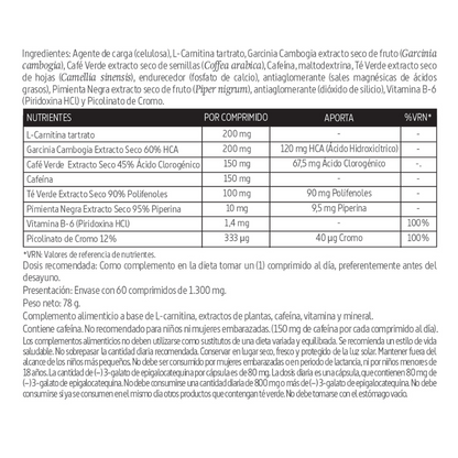 AdelgaPower Complex - Complemento para adelgazar con efecto quemagrasa 60 Cápsulas®