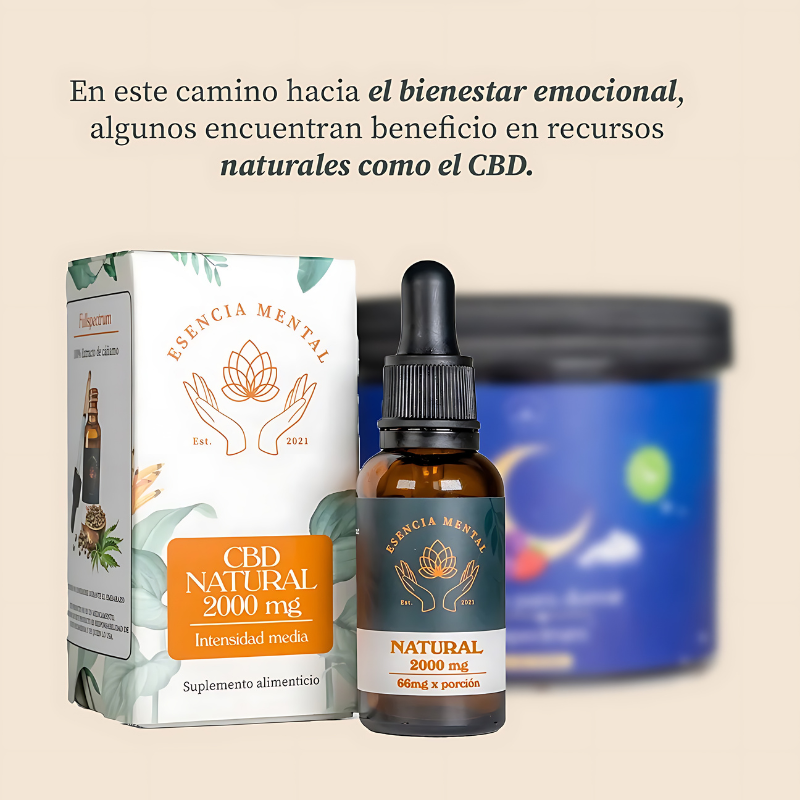 Gotas de CBD Natural para la Ansiedad y el Insomnio