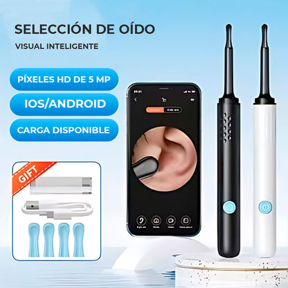 Kit Limpiador de Oídos con Cámara Inteligente para Smartphones