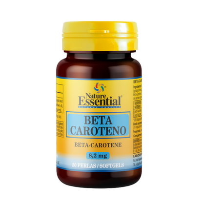 Capsulas bronceadoras Beta Caroteno Nature Essential - 50 Cápsulas